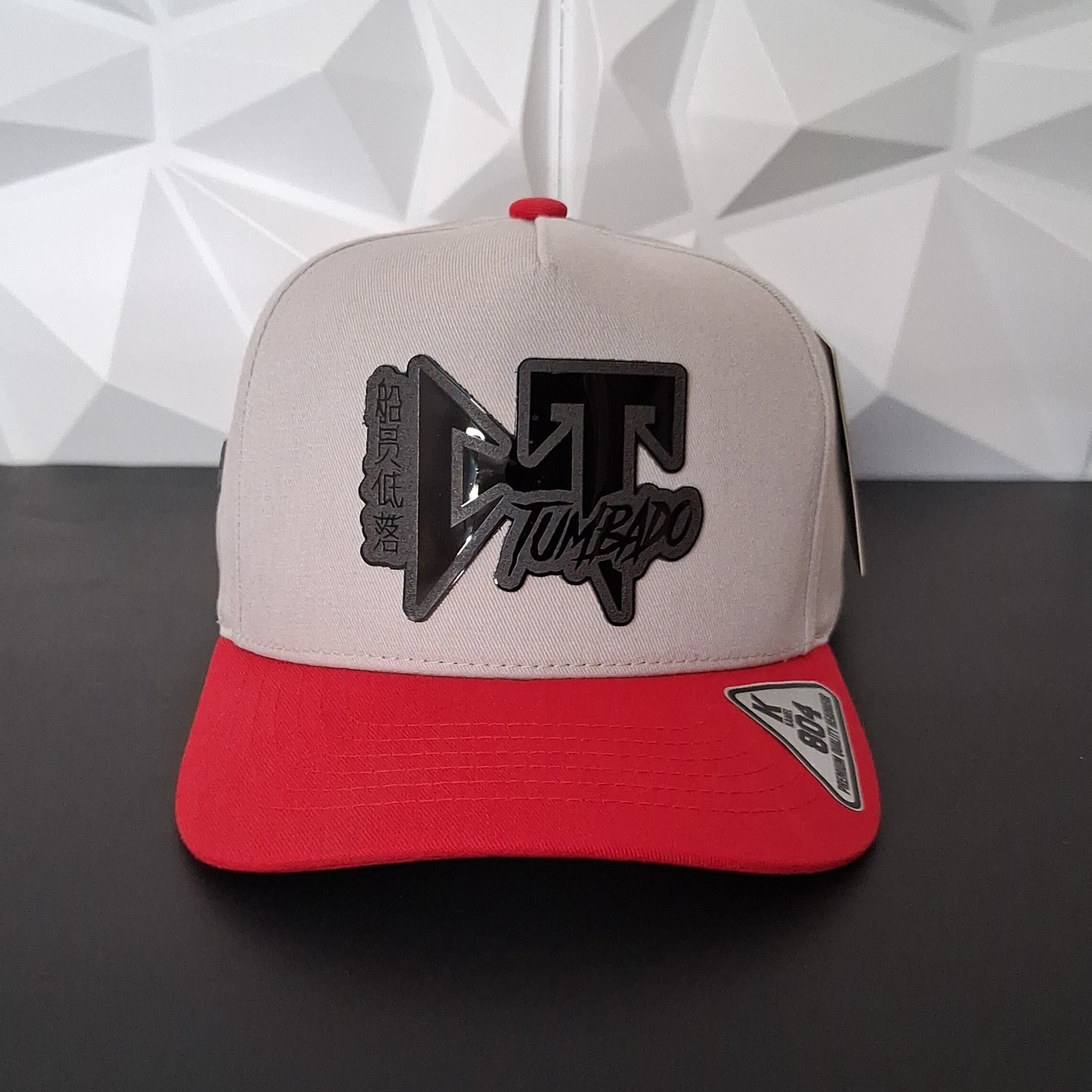 Gorra Snapback- Gris/Rojo Placa - CT Tumbado