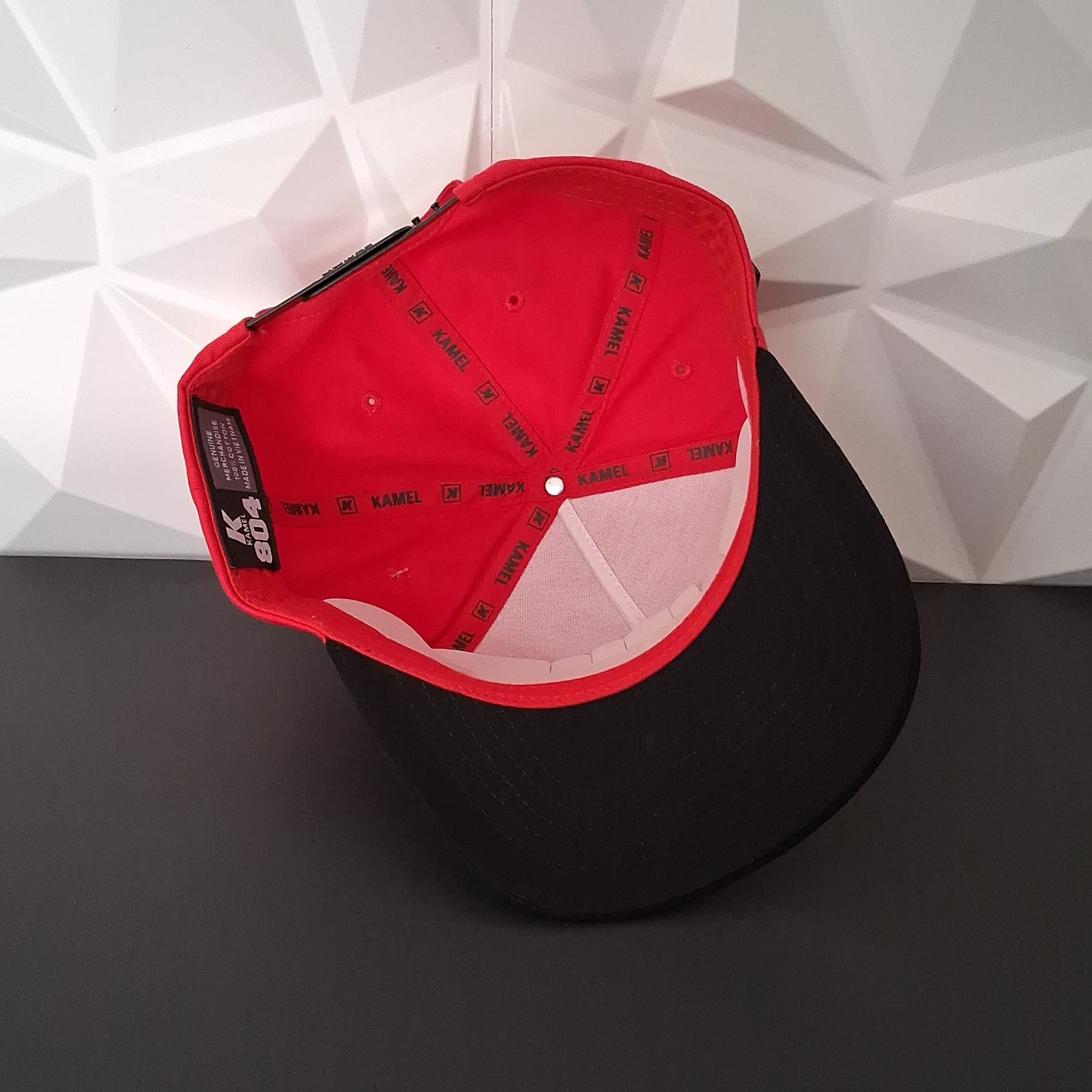 Gorra Snapback Rojo/Negro - Placa Skull <Mexico