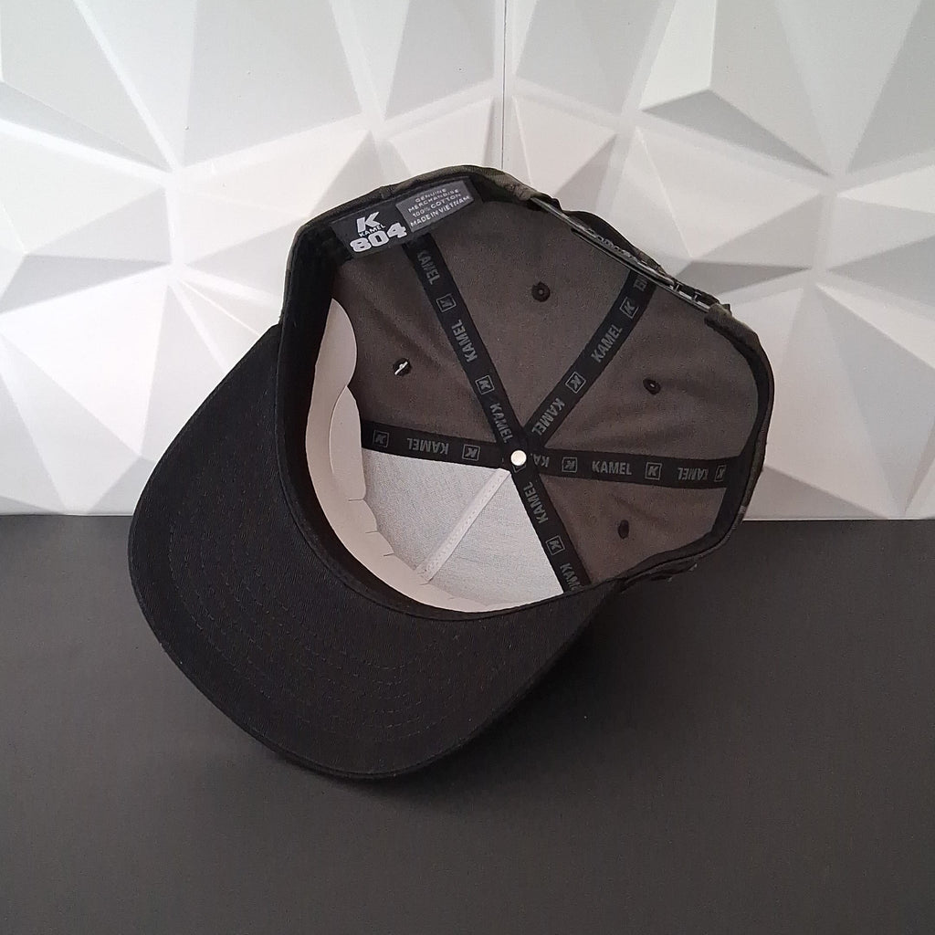 Gorra Snapback Camuflaje - Placa Skull Mexico
